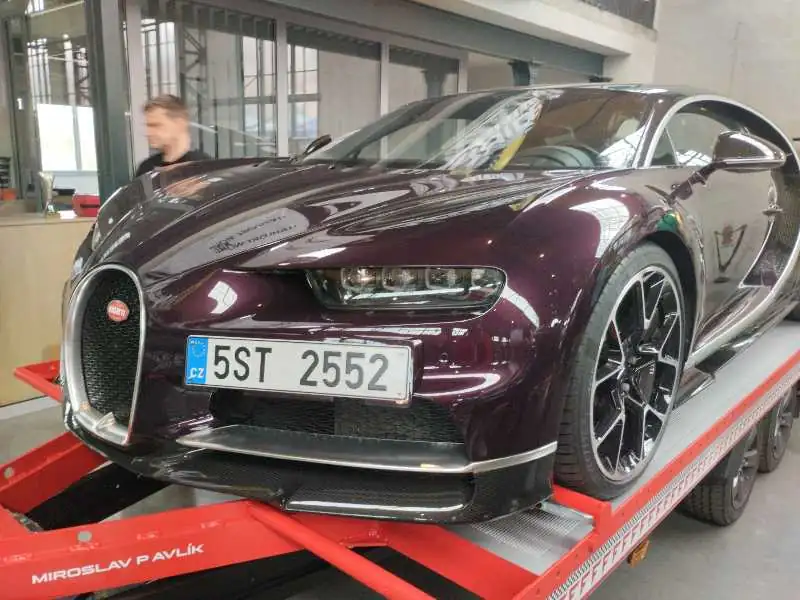 Bugatti Chiron (2018) spotted in Ostrava, Czechia