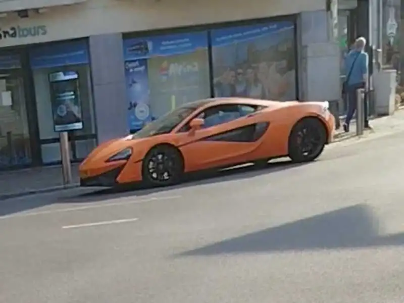 McLaren 570S spotted in Namur