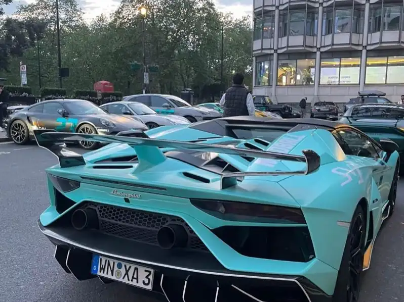 Lamborghini Aventador (2021) spotted in Köln, Germany
