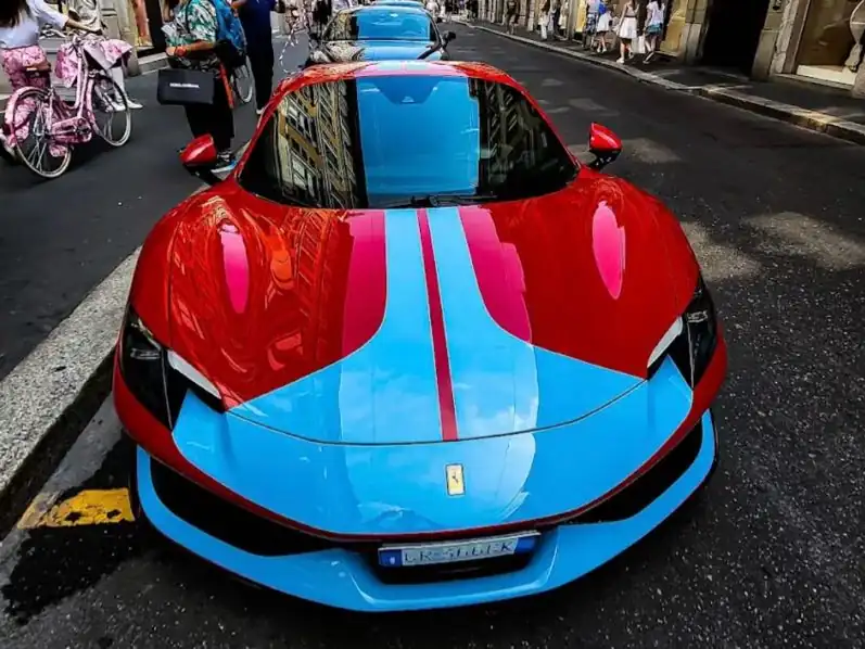 Ferrari SF90 (2021) spotted in Milan, Italy