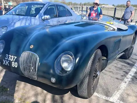 Jaguar C-Type (1953) spotted in Le Crotoy, France