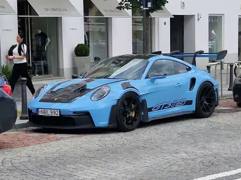 Porsche 911 GT3 RS (2022) spotted in Vilnius, Lithuania
