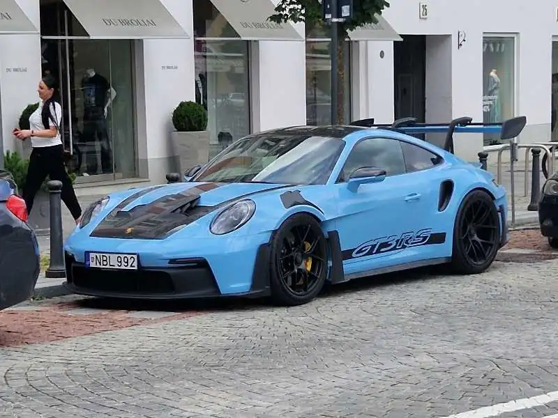Porsche 911 GT3 RS spotted in Vilnius