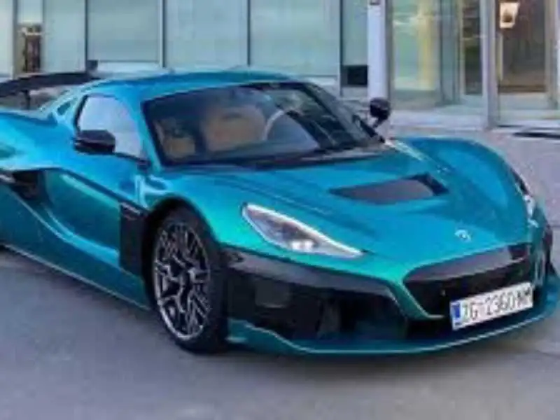 Rimac Nevera (2022) spotted in Tušilović, Croatia