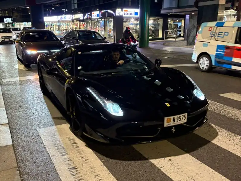 Ferrari 458 Italia (2010) spotted in Andorra la Vella, Andorra