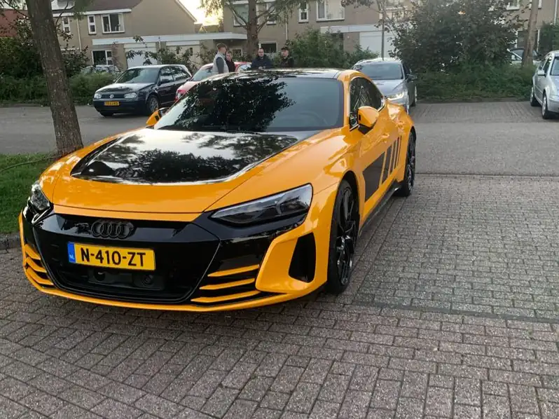 Audi RS e-tron GT (2022) spotted in Leeuwarden, The Netherlands