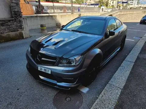 Mercedes-Benz C63 AMG Coupe Black Series (2012) spotted in Lugano, Switzerland