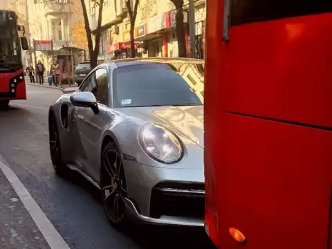 Porsche 911 Turbo S (2021) spotted in Belgrade, Serbia