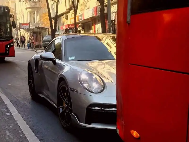 Porsche 911 Turbo S (2021) spotted in Belgrade, Serbia