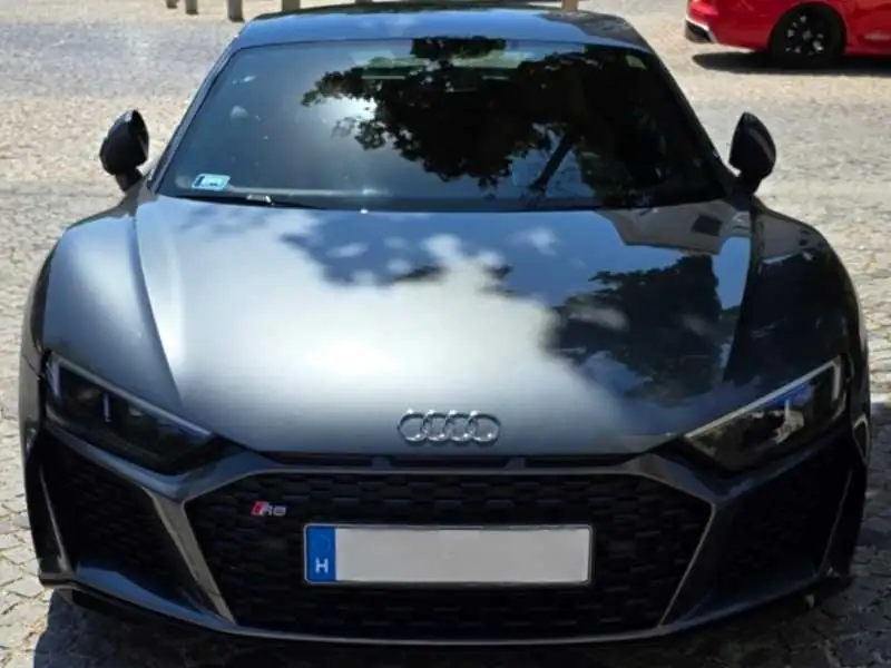 Audi R8 spotted in Budapest