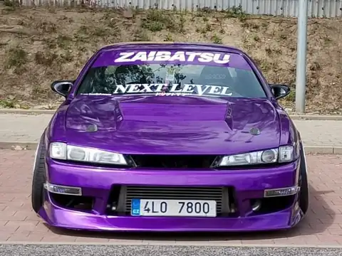 Nissan Silvia S14 (1995) spotted in Nový Bor, Czechia