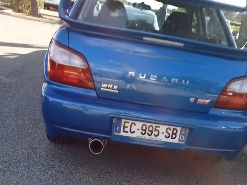 Subaru WRX STI (2004) spotted in Toulon, France