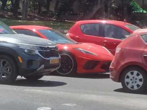 Chevrolet Corvette spotted in Tel Aviv