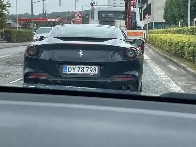 Ferrari Portofino (2018) spotted in Vejle, Denmark
