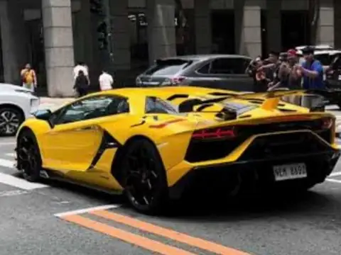 Lamborghini Aventador SVJ spotted in Pasig City