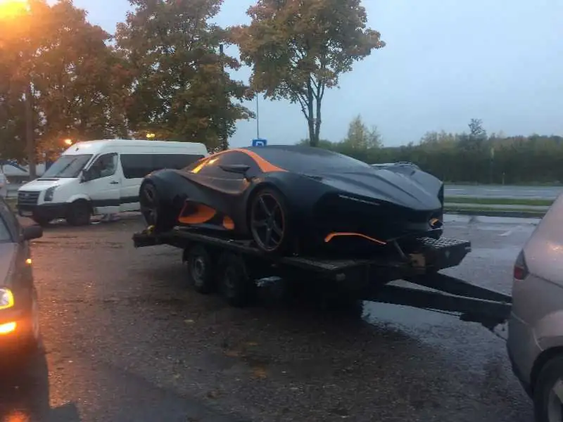 McLaren P1 (2015) spotted in Riga, Latvia