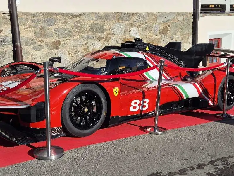 Ferrari F1-75 (2022) spotted in St. Moritz, Switzerland