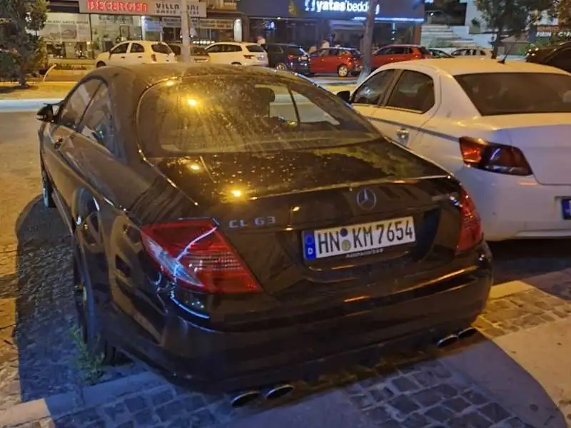 Mercedes-Benz CL 63 AMG (2008) spotted in Çeşme, Turkey