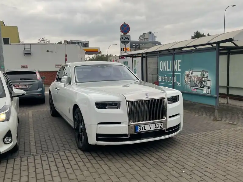 Rolls-Royce Ghost spotted in Warsaw