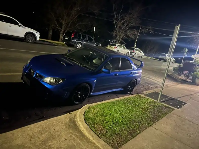 Subaru Impreza WRX (2002) spotted in Bright, Australia