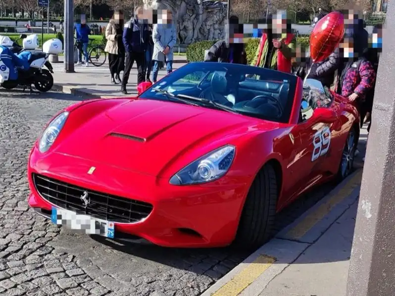 Ferrari California (2015) spotted in Paris, France
