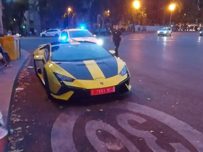 Lamborghini Sian (2020) spotted in Madrid, Spain
