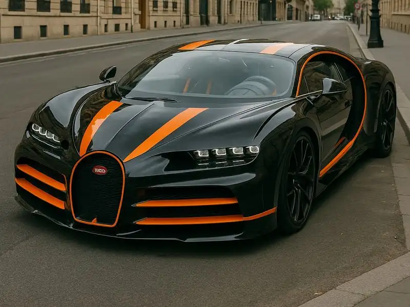 Bugatti Chiron (2019) spotted in Grythyttan, Sweden