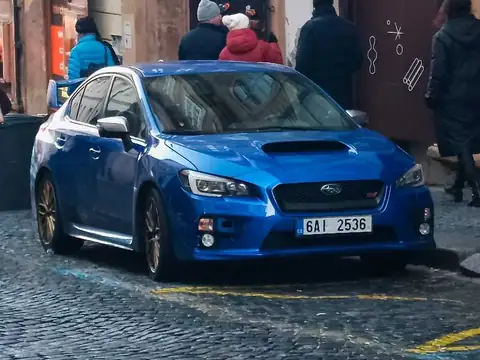 Subaru WRX STI (2015) spotted in Prague, Czechia
