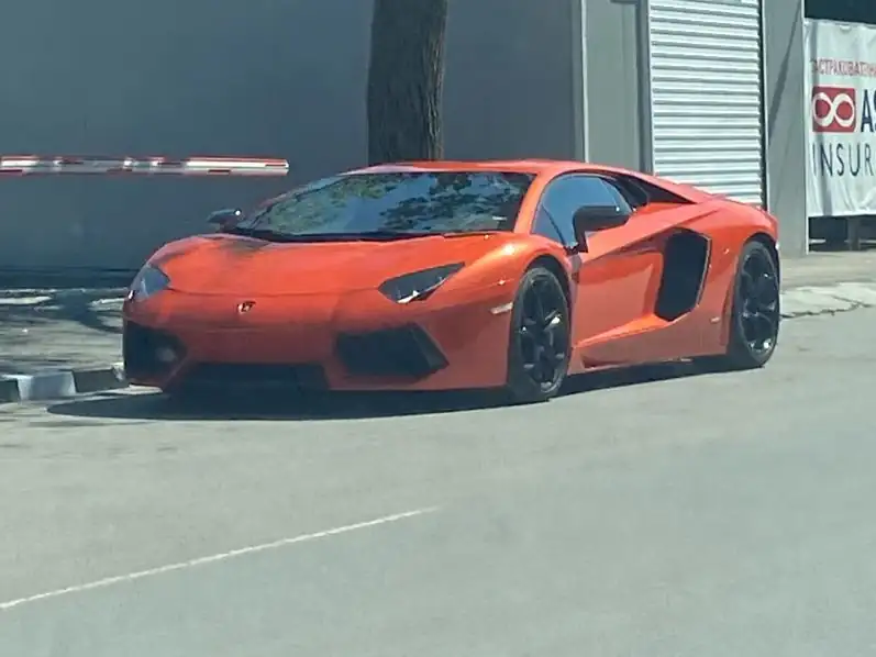Lamborghini Aventador spotted in Sofia
