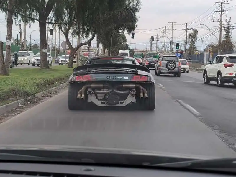 Audi R8 spotted in Santiago