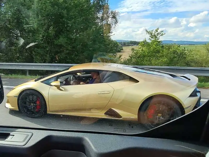 Lamborghini Huracán spotted in Příbram