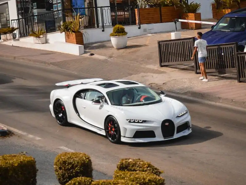 Bugatti Chiron (2024) spotted in Marbella, Spain