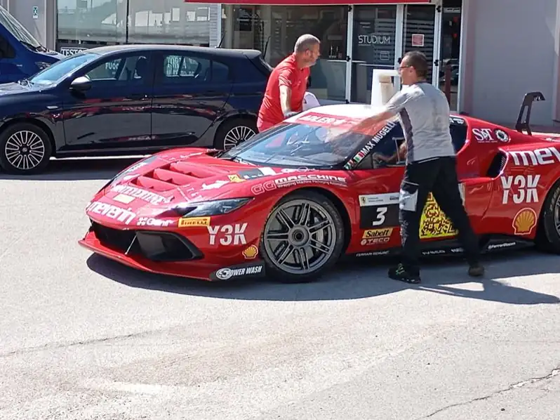 Ferrari 488 GT3 spotted in Perugia