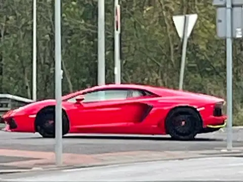 Lamborghini Aventador spotted in Bilbao
