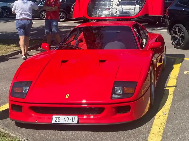 Ferrari F40 (1987) spotted in Luzern, Switzerland