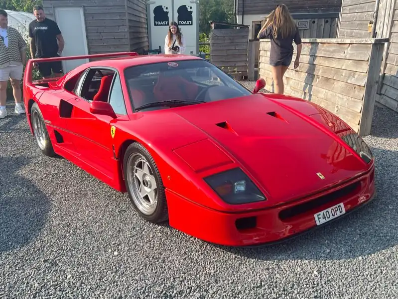 Ferrari F40 (1987) spotted in Worcester, United Kingdom