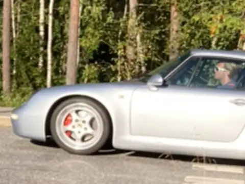 Porsche 911 GT1 (1996) spotted in Birketveit, Norway