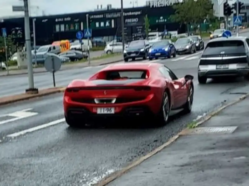 Ferrari F8 Tributo (2020) spotted in Helsinki, Finland