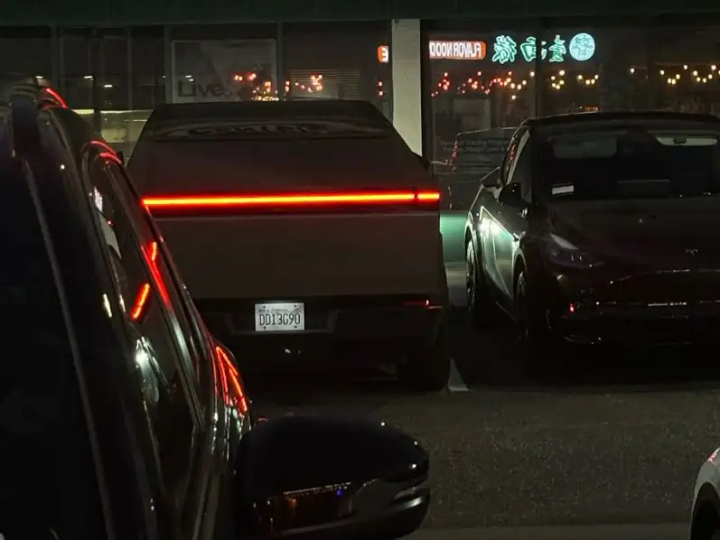 Tesla Cybertruck spotted in Diamond Bar