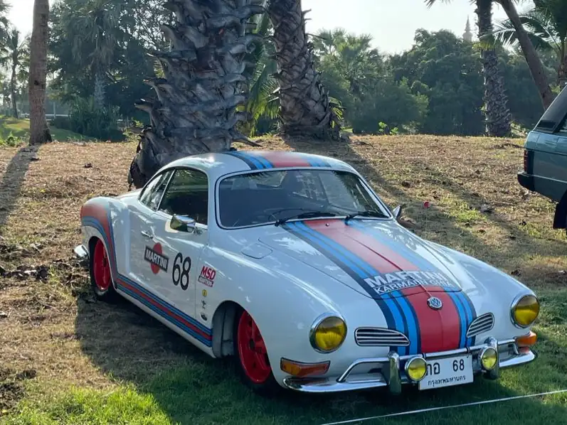 Volkswagen Karmann Ghia (1968) spotted in Nong Mai Daeng, Thailand