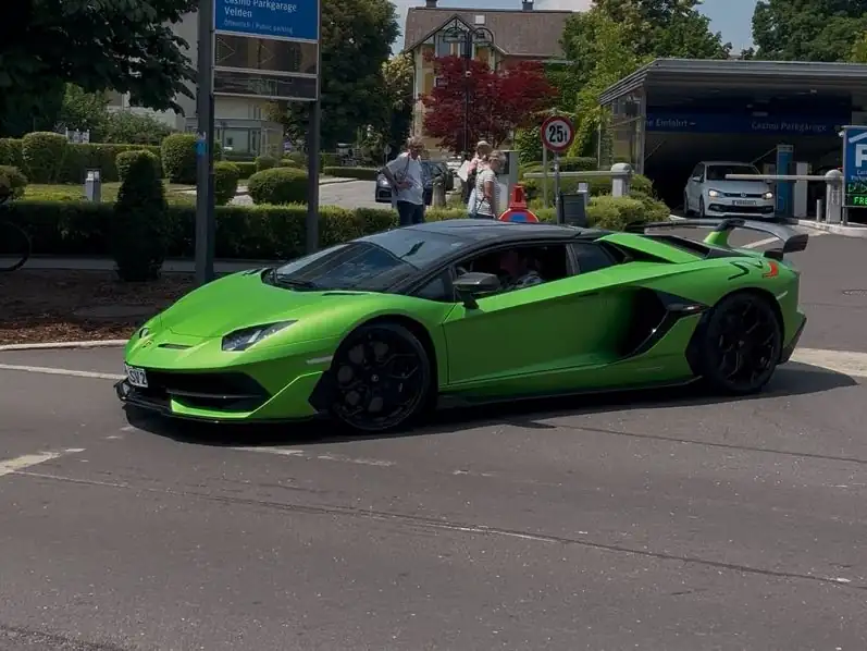 Lamborghini Aventador (2021) spotted in Villach, Austria