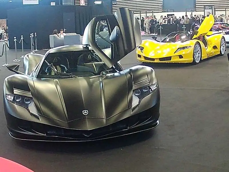 Scuderia Cameron Glickenhaus SCG 003 (2015) spotted in Lyon, France