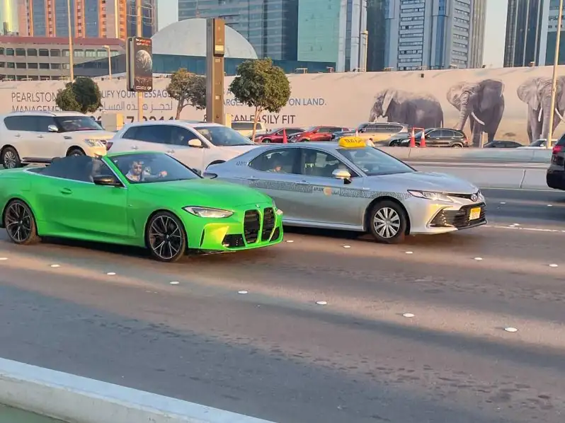 BMW M4 Convertible (2021) spotted in Abu Dhabi, United Arab Emirates