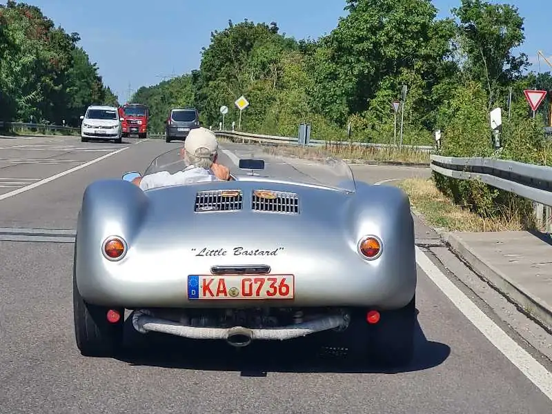 Porsche 550 Spyder spotted in Karlsruhe