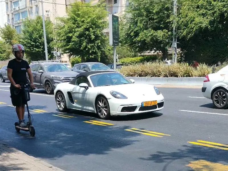 Porsche 718 Boxster (2020) spotted in Tel Aviv, Israel