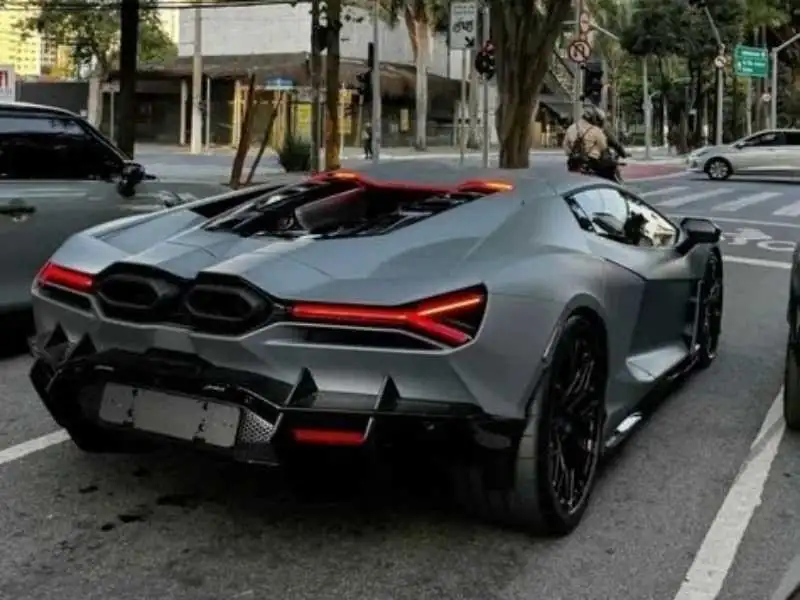 Lamborghini Sian (2020) spotted in Gohad Tahsil, India