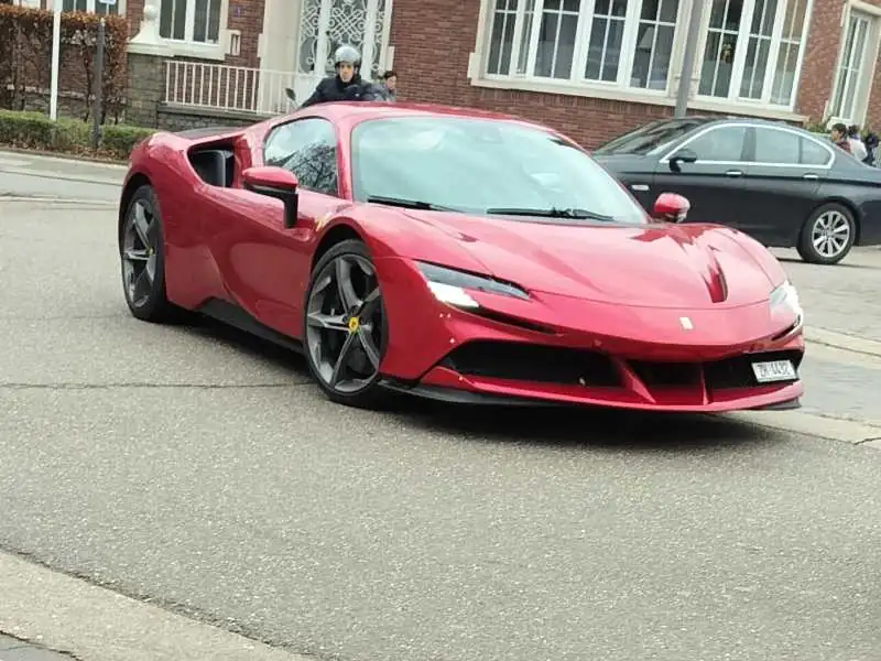 Ferrari SF90 Stradale (2020) spotted in Genk, Belgium