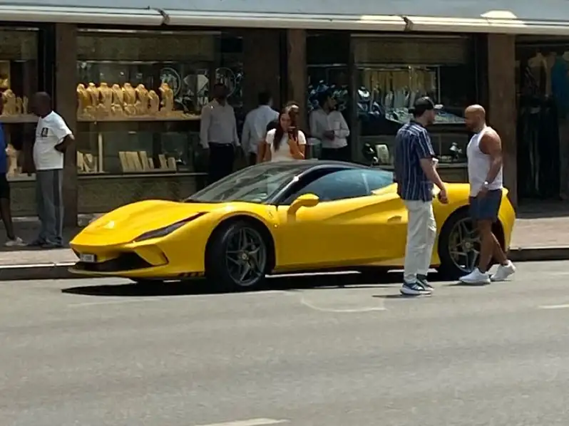 Ferrari F8 Tributo spotted in Sharjah