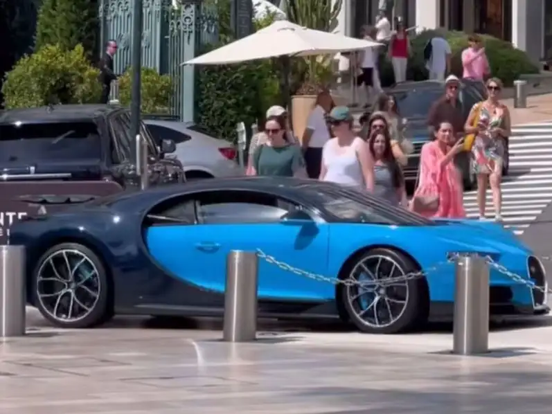 Bugatti Chiron (2020) spotted in Brinje, Croatia