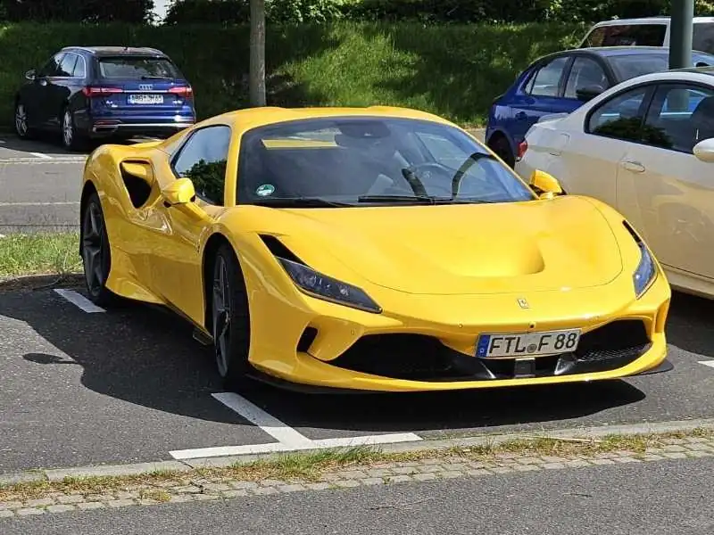 Ferrari F8 Tributo (2020) spotted in Mühlhausen, Germany